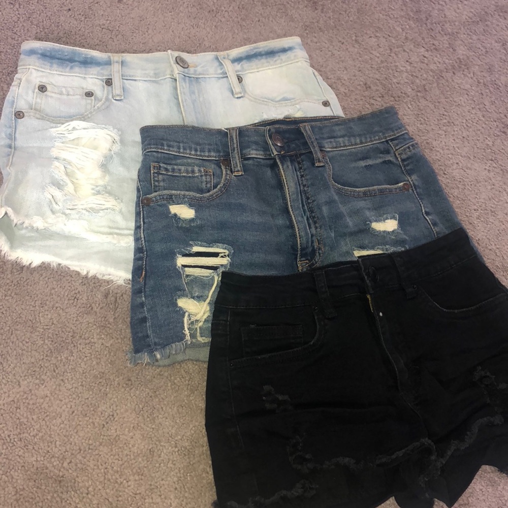 Lot of denim Jean shorts